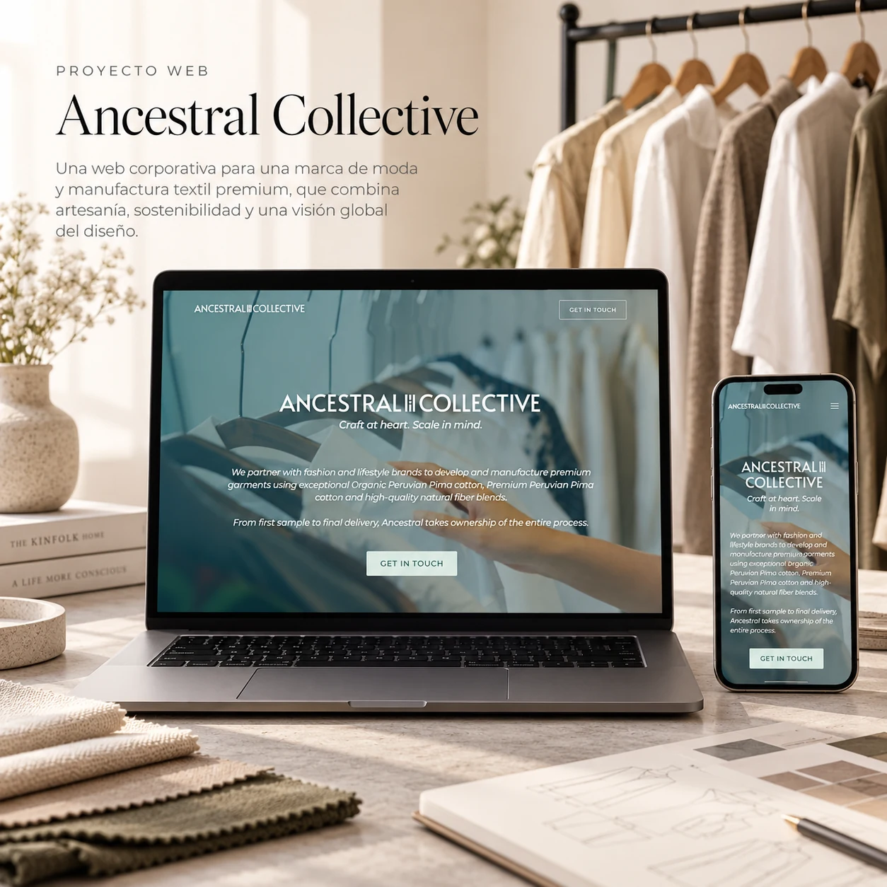 Proyecto Ancestral Collective desarrollado por Plus Digital