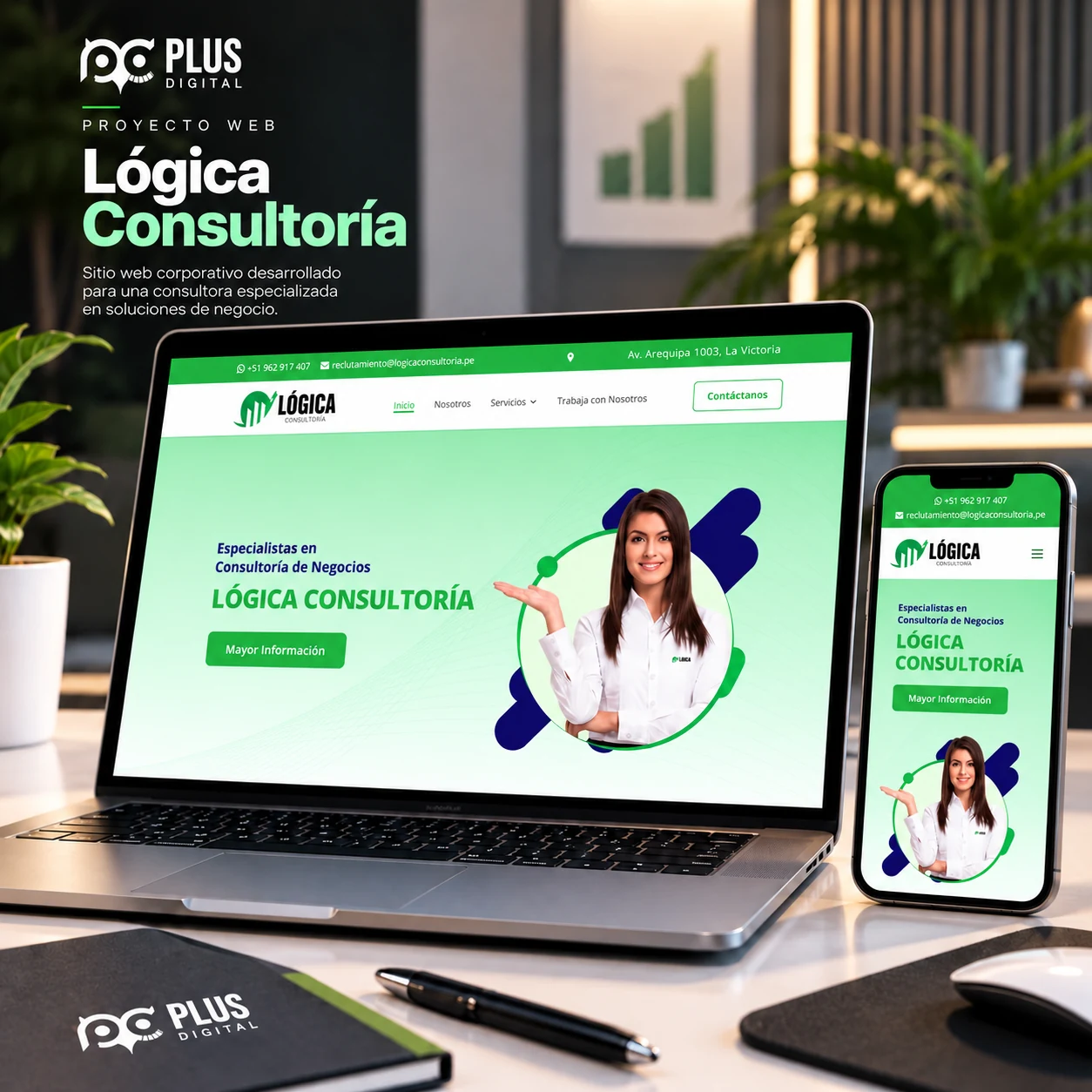 Proyecto Lógica Consultoría desarrollado por Plus Digital