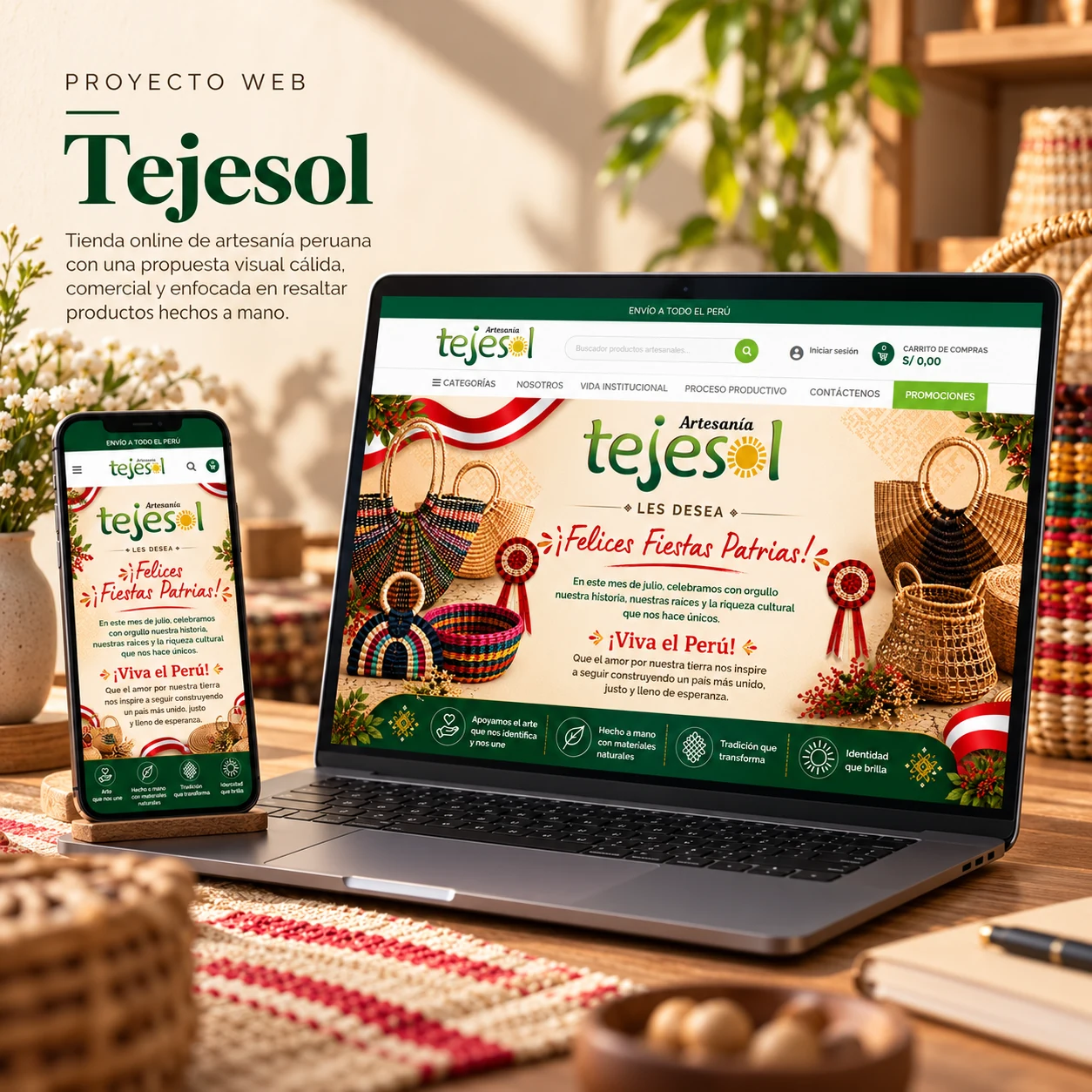 Proyecto Tejesol desarrollado por Plus Digital