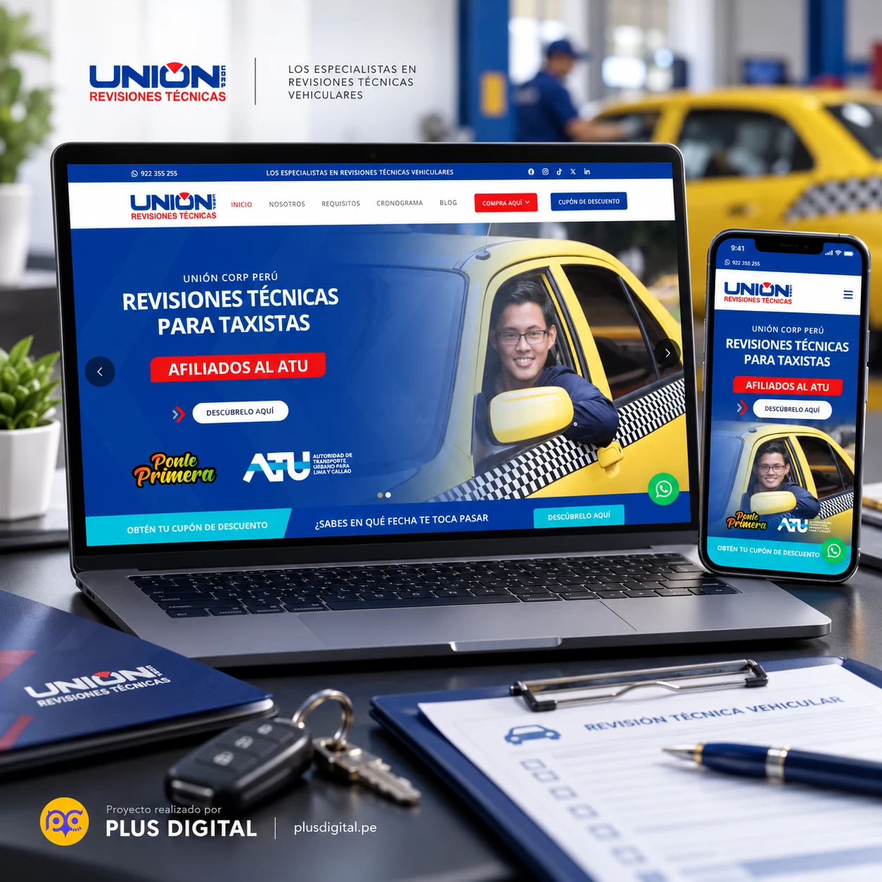 Proyecto Unión Corp Perú desarrollado por Plus Digital